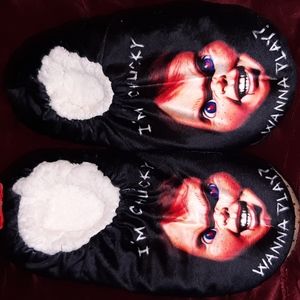 CHUCKY FROM CHILD'S PLAY MEN'S SLIPPERS